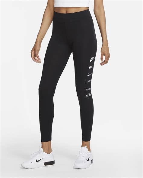 nike swoosh high waisted leggings.